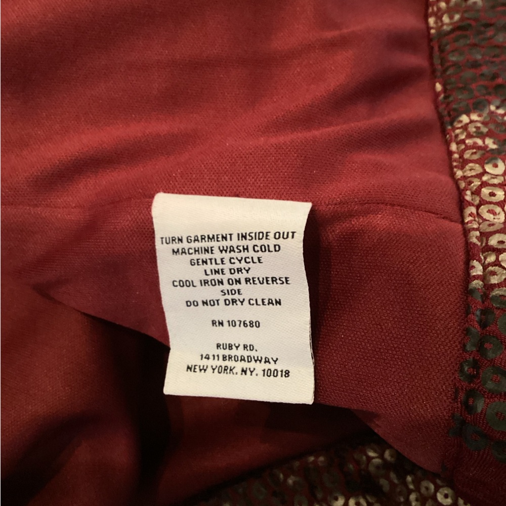 Ruby Rd. Bomber Jacket Size 12 - Picture 10 of 11